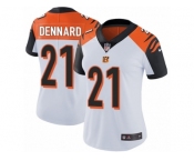 Women's Nike Cincinnati Bengals #21 Darqueze Dennard Vapor Untouchable Limited White NFL Jersey