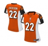 Women's Nike Cincinnati Bengals #22 William Jackson Game Orange Alternate NFL Jersey