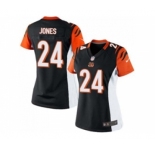 Women's Nike Cincinnati Bengals #24 Adam Jones Black Alternate NFL Jersey