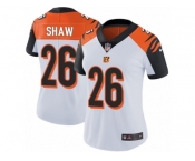 Women's Nike Cincinnati Bengals #26 Josh Shaw Vapor Untouchable Limited White NFL Jersey