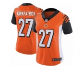 Women's Nike Cincinnati Bengals #27 Dre Kirkpatrick Vapor Untouchable Limited Orange Alternate NFL Jersey