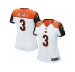 Women's Nike Cincinnati Bengals #3 Jake Elliott Limited White NFL Jersey