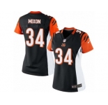 Women's Nike Cincinnati Bengals #34 Joe Mixon Limited Black Team Color NFL Jersey