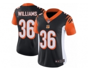 Women's Nike Cincinnati Bengals #36 Shawn Williams Vapor Untouchable Limited Black Team Color NFL Jersey