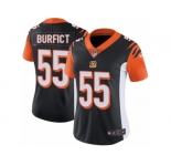 Women's Nike Cincinnati Bengals #55 Vontaze Burfict Vapor Untouchable Limited Black Team Color NFL Jersey