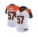 Women's Nike Cincinnati Bengals #57 Vincent Rey Vapor Untouchable Limited White NFL Jersey