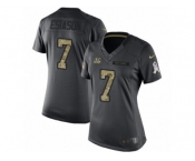 Women's Nike Cincinnati Bengals #7 Boomer Esiason Limited Black 2016 Salute to Service NFL Jersey