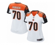Women's Nike Cincinnati Bengals #70 Cedric Ogbuehi Game White NFL Jersey