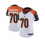 Women's Nike Cincinnati Bengals #70 Cedric Ogbuehi Vapor Untouchable Limited White NFL Jersey