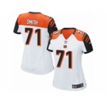 Women's Nike Cincinnati Bengals #71 Andre Smith Game White NFL Jersey