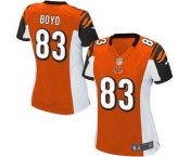 Women's Nike Cincinnati Bengals #83 Tyler Boyd Game Orange Alternate NFL Jersey