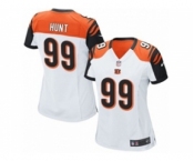 Women's Nike Cincinnati Bengals #99 Margus Hunt Game White NFL Jersey