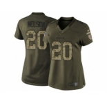 nike women nfl jerseys cincinnati bengals #20 reggie nelson army green[nike Limited Salute To Service]