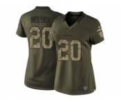 nike women nfl jerseys cincinnati bengals #20 reggie nelson army green[nike Limited Salute To Service]