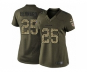 nike women nfl jerseys cincinnati bengals #25 bernard army green[nike Limited Salute To Service]