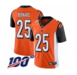 Youth Cincinnati Bengals #25 Giovani Bernard Orange Alternate Vapor Untouchable Limited Player 100th Season Football Jersey