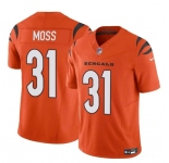 Youth Cincinnati Bengals #31 Zack Moss Orange 2024 F.U.S.E. Vapor Untouchable Limited Stitched Jersey