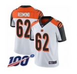 Youth Cincinnati Bengals #62 Alex Redmond White Vapor Untouchable Limited Player 100th Season Football Jersey