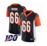 Youth Cincinnati Bengals #66 Trey Hopkins Black Team Color Vapor Untouchable Limited Player 100th Season Football Jersey