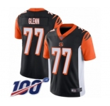 Youth Cincinnati Bengals #77 Cordy Glenn Black Team Color Vapor Untouchable Limited Player 100th Season Football Jersey