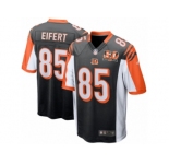 Youth Cincinnati Bengals #85 Tyler Eifert Nike Black 50th Anniversary Patch Game Jersey