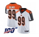 Youth Cincinnati Bengals #99 Andrew Billings White Vapor Untouchable Limited Player 100th Season Football Jersey