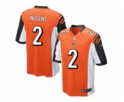 Youth Nike Cincinnati Bengals #2 Mike Nugent Orange Alternate NFL Jersey