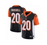 Youth Nike Cincinnati Bengals #20 KeiVarae Russell Vapor Untouchable Limited Black Team Color NFL Jersey
