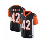 Youth Nike Cincinnati Bengals #42 Clayton Fejedelem Black Team Color Vapor Untouchable Limited Player NFL Jersey