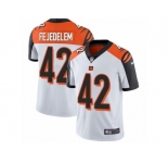 Youth Nike Cincinnati Bengals #42 Clayton Fejedelem White Vapor Untouchable Limited Player NFL Jersey