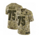 Youth Nike Cincinnati Bengals #75 Jordan Willis Limited Camo 2018 Salute to Service NFL Jersey