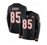 Youth Nike Cincinnati Bengals #85 Tyler Eifert Limited Black Therma Long Sleeve NFL Jersey
