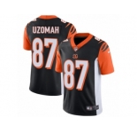 Youth Nike Cincinnati Bengals #87 C.J. Uzomah Vapor Untouchable Limited Black Team Color NFL Jersey