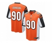 Youth Nike Cincinnati Bengals #90 Michael Johnson Game Orange Alternate NFL Jersey
