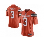 Men's Nike Cleveland Browns #3 Cody Parkey Game Orange Alternate NFL Jersey