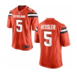 Men's Nike Cleveland Browns #5 Cody Kessler Game Orange Alternate NFL Jersey