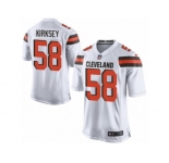 Men's Nike Cleveland Browns #58 Chris Kirksey Game White NFL Jersey