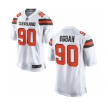Men's Nike Cleveland Browns #90 Emmanuel Ogbah Game White NFL Jersey