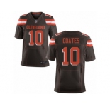 Men Nike Cleveland Browns #10 Sammie Coates Elite Brown Team Color NFL Jersey