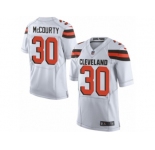 Men Nike Cleveland Browns #30 Jason McCourty Elite White NFL Jersey