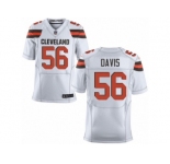 Men's Nike Cleveland Browns #56 DeMario Davis Elite White NFL Jersey