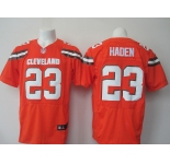 nike nfl jerseys cleveland browns #23 joe haden orange[Elite][new style]