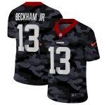 Men New Nike Cleveland Browns #13 Beckham jr 2020 Nike Camo Salute to Service Limited Jersey