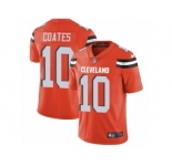 Men Nike Cleveland Browns #10 Sammie Coates Orange Alternate Vapor Untouchable Limited Player NFL Jersey