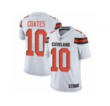Men Nike Cleveland Browns #10 Sammie Coates White Vapor Untouchable Limited Player NFL Jersey