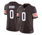 Men's Cleveland Browns #0 Isaiah Bond Brown 2026 Draft F.U.S.E. Vapor Limited Football Stitched Jersey
