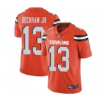 Men's Cleveland Browns #13 Odell Beckham Jr. Orange Alternate Vapor Untouchable Limited Player Football Jersey