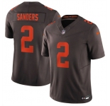 Men's Cleveland Browns #2 Shedeur Sanders Brown 2026 F.U.S.E. 'Alpha Dawg Edition' Vapor Limited Football Stitched Jersey