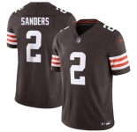 Men's Cleveland Browns #2 Shedeur Sanders Brown 2026 F.U.S.E. Vapor Limited Football Stitched Jersey