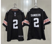 Men's Cleveland Browns #2 Shedeur Sanders Brown 2026 Vapor Limited Football Stitched Jersey